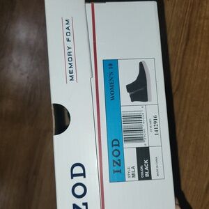 NIB Izod Mila Black suede sneaker bootie size 10m